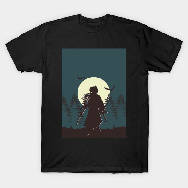 Samurai X Rurouni Kenshin T-Shirt by ahmadzakiramadhan